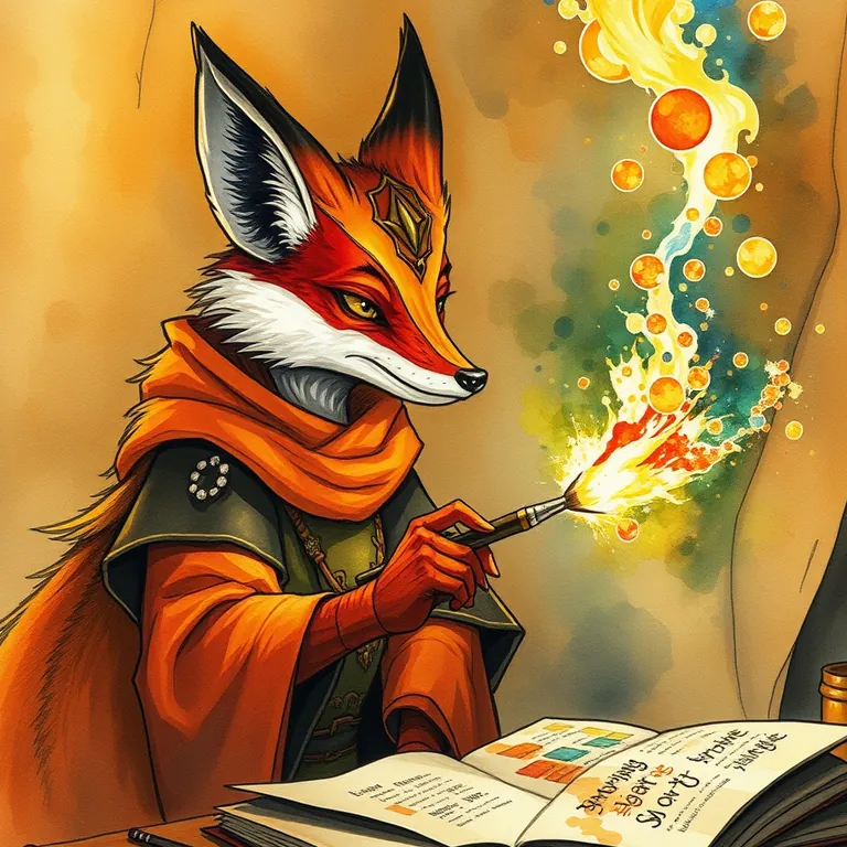 Fantasy tabletop RPG style illustration representing Canva Magic Studio
