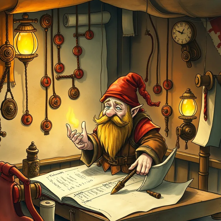 Fantasy tabletop RPG style illustration representing ClickUp Brain (AI Add-On)