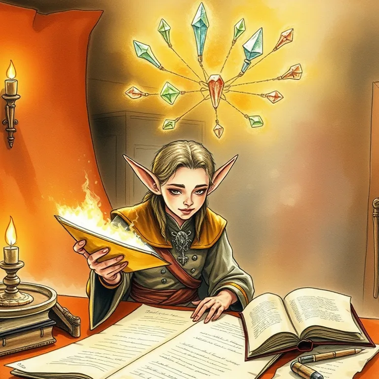 Fantasy tabletop RPG style illustration representing Craft