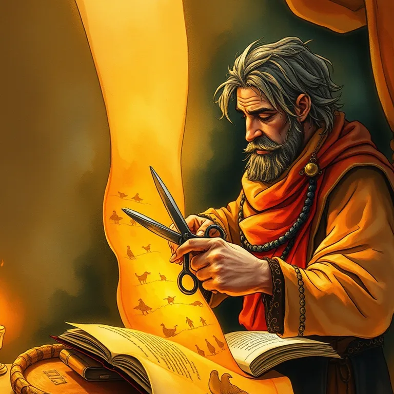 Fantasy tabletop RPG style illustration representing Descript