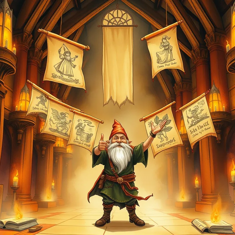 Fantasy tabletop RPG style illustration representing Gamma