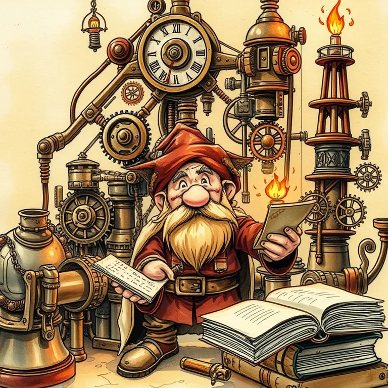 Fantasy tabletop RPG style illustration representing Make