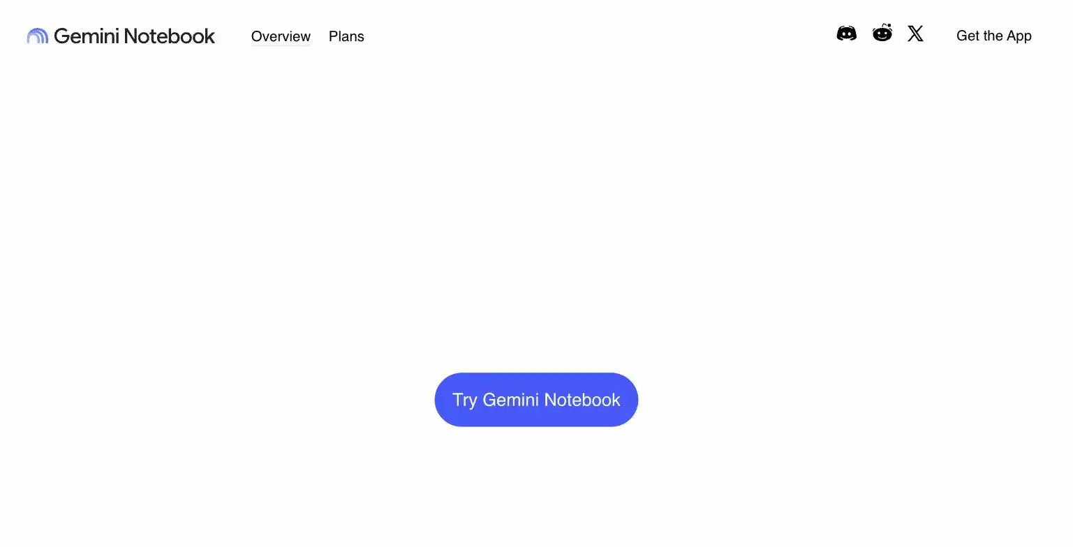 NotebookLM's source-grounded chat interface, from notebooklm.google
