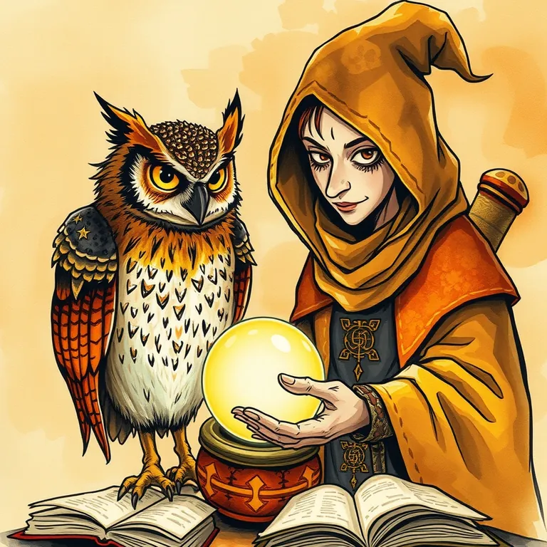 Fantasy tabletop RPG style illustration representing NotebookLM vs. Perplexity Pro