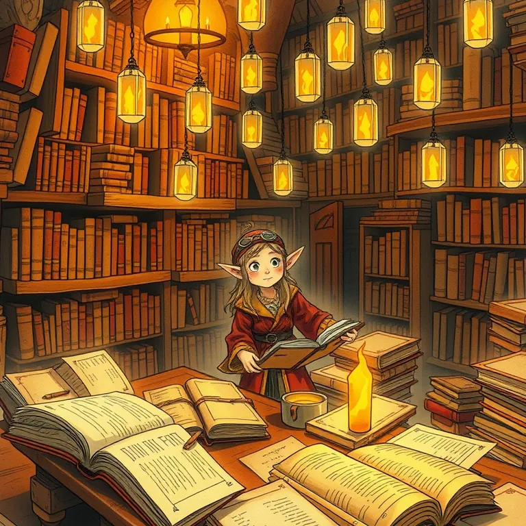 Fantasy tabletop RPG style illustration representing Notion AI