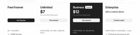 ClickUp pricing page preview
