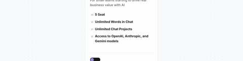 Copy.ai pricing page preview