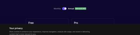 Fireflies.ai pricing page preview